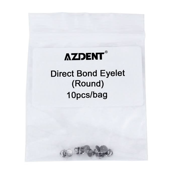Dental Lingual Buttons Direct Bond Eyelet Round/Rectangular 10pcs/Bag - pairaydental.com