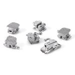 Orthodontic Metal Self-Ligating Brackets Mini Roth/MBT 0.022 345 Hooks with Buccal Tube 24pcs/Kit - pairaydental.com