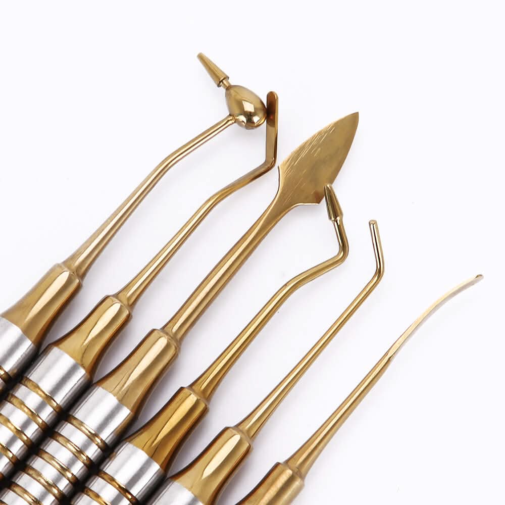 Dental Composite Resin Filling Spatula Set - 6 Piece Kit For Filling, Repair & Lab Work