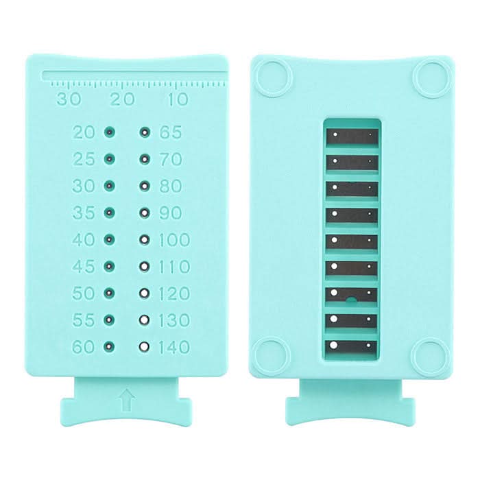 Dental Gutta Percha Cutter Endo Measuring Ruler Span Scale - pairaydental.com