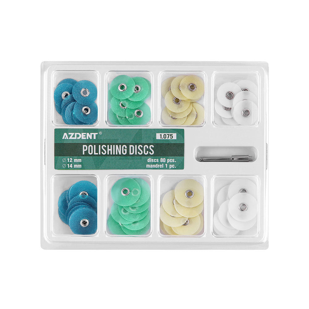 Dental Polishing Discs NO1.075 Gross Reduction Contouring Mandrel Stripes Set 80/Box - pairaydental.com