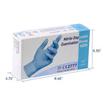 Disposable Nitrile Exam Gloves 4 Mil Powder & Latex Free Blue S/M/L/XL 100pcs/Box - pairaydental.com