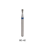 Dental Diamond Bur FG BC 42 Round With Collar 5pcs/Pack - pairaydental.com