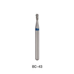Dental Diamond Bur FG BC 43 Round With Collar 5pcs/Pack - pairaydental.com