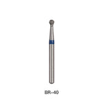 Dental Diamond Bur FG BR Series Round Full Size 5pcs/Pack - pairaydental.com