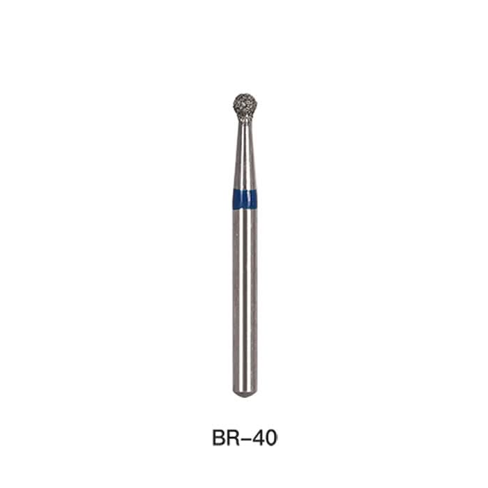 Dental Diamond Bur FG BR Series Round Full Size 5pcs/Pack - pairaydental.com
