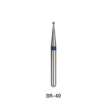 Dental Diamond Bur FG BR Series Round Full Size 5pcs/Pack - pairaydental.com
