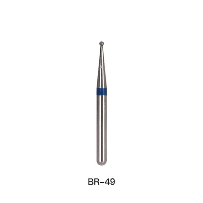 Dental Diamond Bur FG BR Series Round Full Size 5pcs/Pack - pairaydental.com