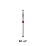 Dental Diamond Bur FG BR Series Round Full Size 5pcs/Pack - pairaydental.com