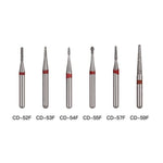 Dental Diamond Bur FG CD Series Short For Kids Full Size 5pcs/Pack - pairaydental.com