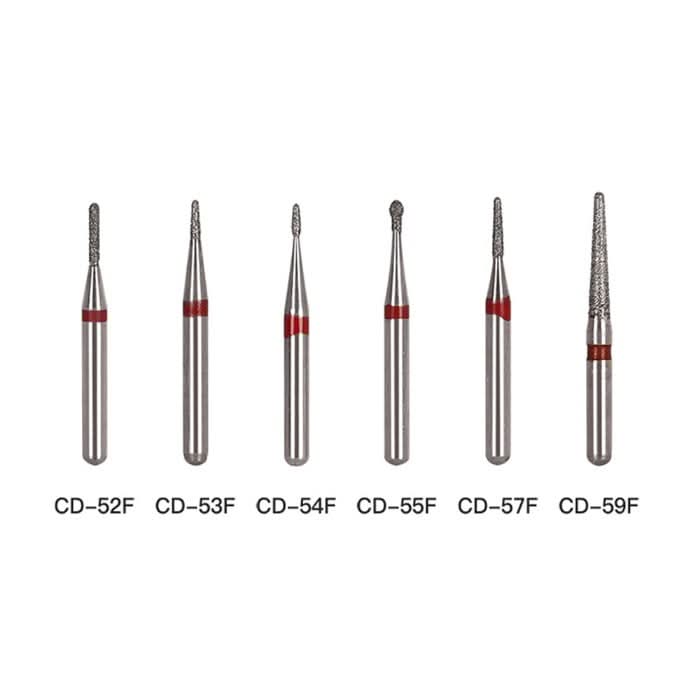 Dental Diamond Bur FG CD Series Short For Kids Full Size 5pcs/Pack - pairaydental.com