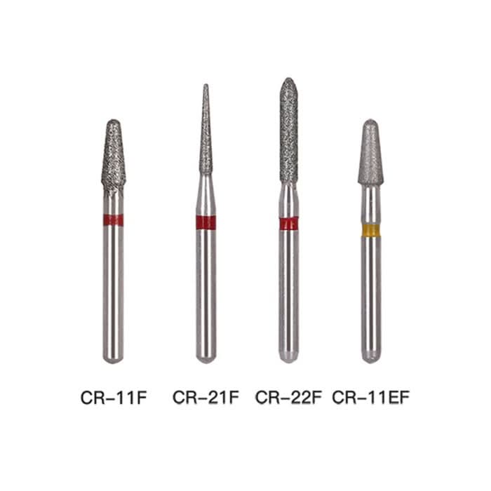 Dental  Diamond Bur FG CR Series Full Size Round End Cone 5pcs/Pack - pairaydental.com