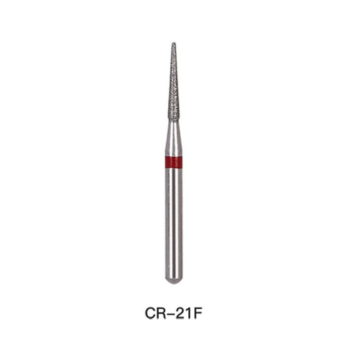 Dental  Diamond Bur FG CR 21F Round End Cone 5pcs/Pack - pairaydental.com