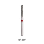 Dental Diamond Bur FG CR 22F Round End Cone 5pcs/Pack - pairaydental.com