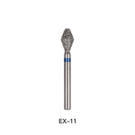 Dental Diamond Bur FG EX 11 Barrel 5pcs/Pack - pairaydental.com