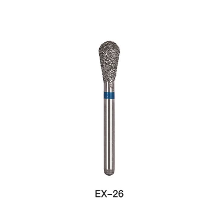Dental Diamond Bur FG EX 26 Barrel 5pcs/Pack - pairaydental.com