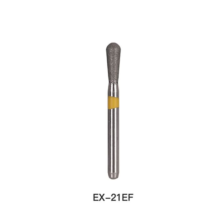 Dental Diamond Bur FG EX 21EF Barrel 5pcs/Pack - pairaydental.com