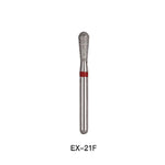 Dental Diamond Bur FG EX 21F Barrel 5pcs/Pack - pairaydental.com