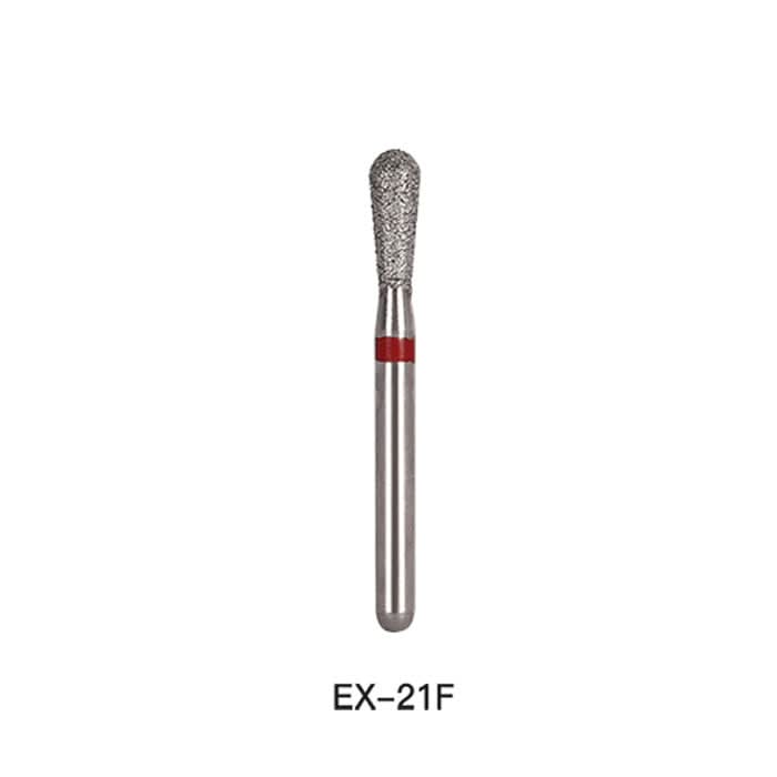 Dental Diamond Bur FG EX 21F Barrel 5pcs/Pack - pairaydental.com