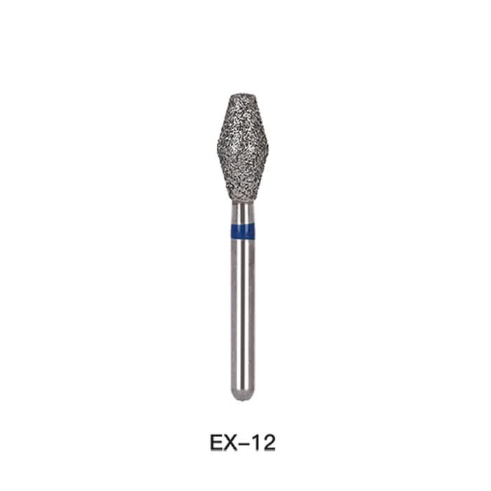 Dental Diamond Bur FG EX 12 Barrel 5pcs/Pack - pairaydental.com