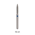 Dental Diamond Bur FG FO-21 Flame 5pcs/Pack - pairaydental.com