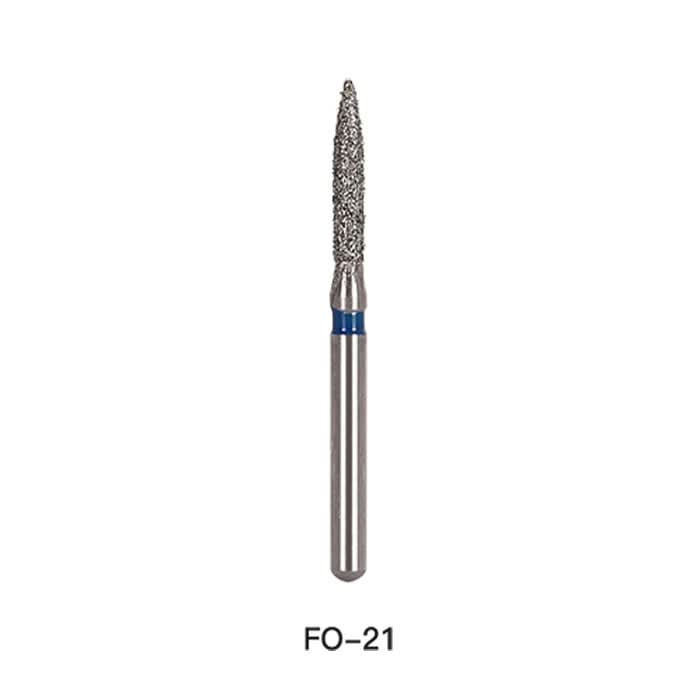 Dental Diamond Bur FG FO-21 Flame 5pcs/Pack - pairaydental.com