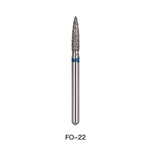 Dental Diamond Bur FG FO-22 Flame 5pcs/Pack - pairaydental.com