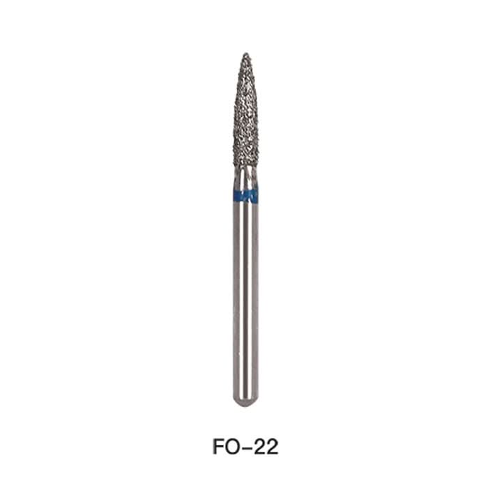 Dental Diamond Bur FG FO-22 Flame 5pcs/Pack - pairaydental.com