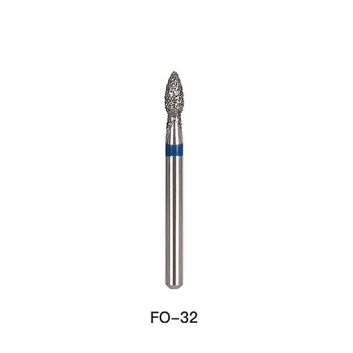 Dental Diamond Bur FG FO-32 Flame 5pcs/Pack - pairaydental.com