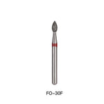 Dental Diamond Bur FG FO-30F Flame 5pcs/Pack - pairaydental.com