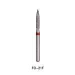 Dental Diamond Bur FG FO-21F Flame 5pcs/Pack - pairaydental.com