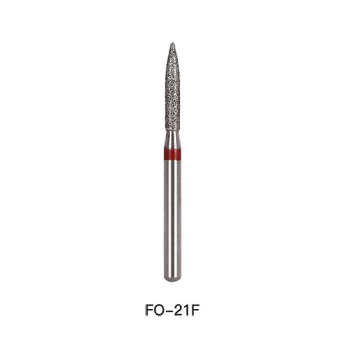 Dental Diamond Bur FG FO-21F Flame 5pcs/Pack - pairaydental.com