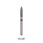 Dental Diamond Bur FG FO-22F Flame 5pcs/Pack - pairaydental.com