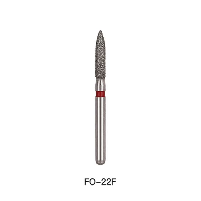 Dental Diamond Bur FG FO-22F Flame 5pcs/Pack - pairaydental.com