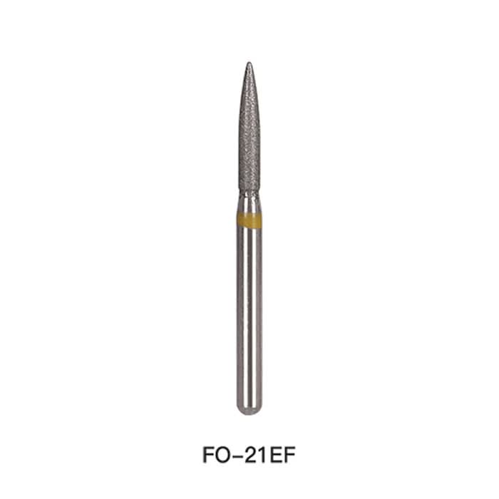 Dental Diamond Bur FG FO-21EF Flame 5pcs/Pack - pairaydental.com