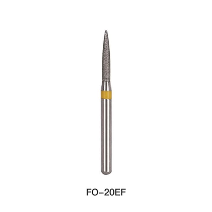 Dental Diamond Bur FG FO-20EF Flame 5pcs/Pack - pairaydental.com
