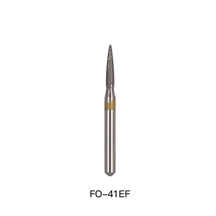 Dental Diamond Bur FG FO 41EF Flame 5pcs/Pack - pairaydental.com