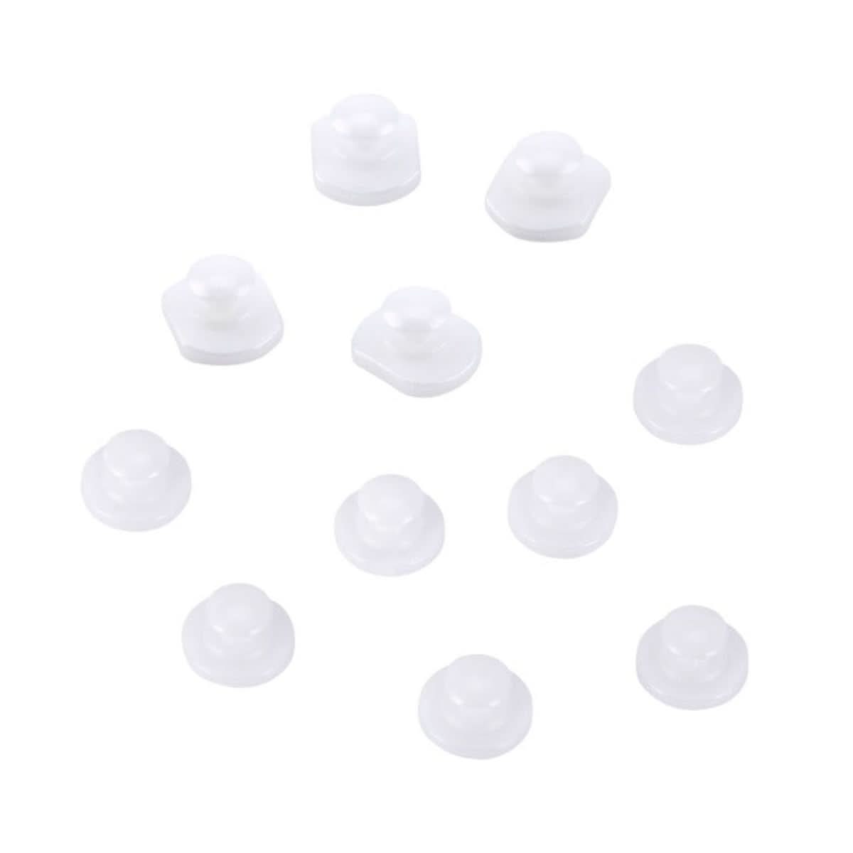 Dental Lingual Button Bondable Composite Ceramic Round/Rectangular Base 10pcs/Bag - pairaydental.com