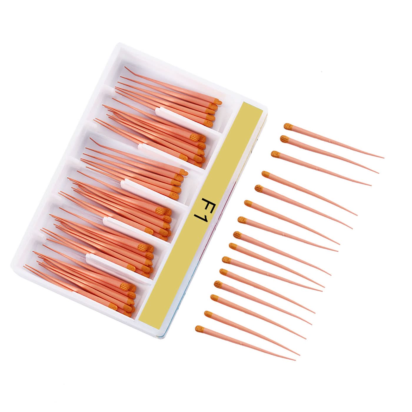 Gutta Percha Points F Series F1 Color Coded 60pcs/Pk - pairaydental.com