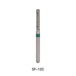 Dental Diamond Bur SF 12C Flat End Cylinder 5pcs/Pack - pairaydental.com