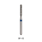 Dental Diamond Bur SF 12 Flat End Cylinder 5pcs/Pack - pairaydental.com