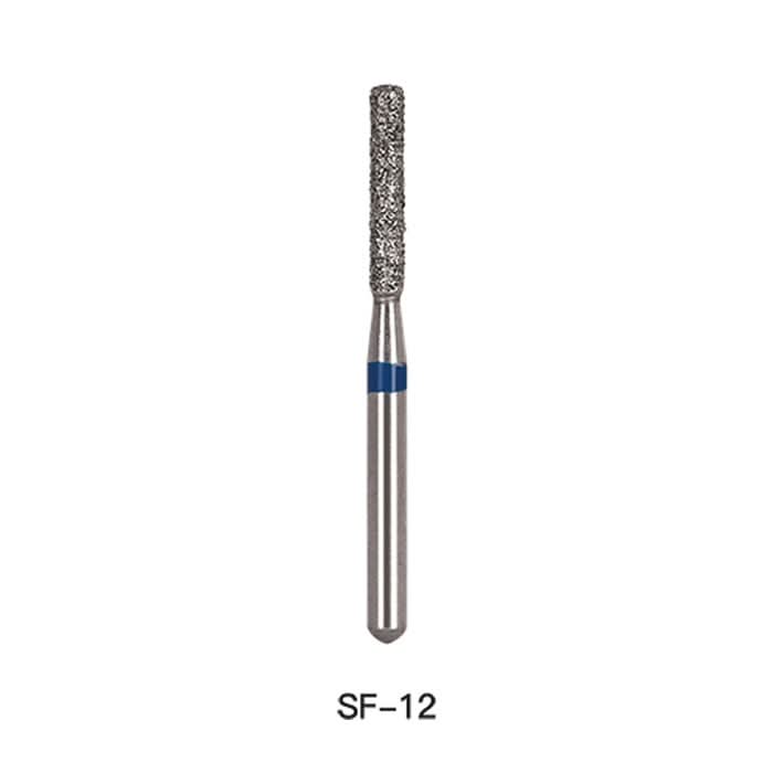 Dental Diamond Bur SF 12 Flat End Cylinder 5pcs/Pack - pairaydental.com
