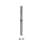 Dental Diamond Bur SF 21 Flat End Cylinder 5pcs/Pack - pairaydental.com