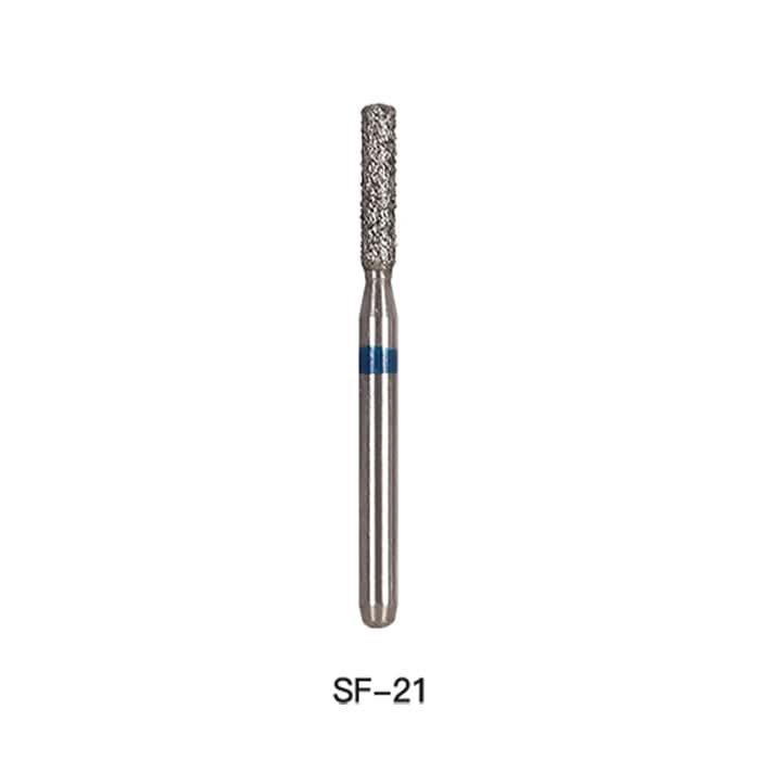 Dental Diamond Bur SF 21 Flat End Cylinder 5pcs/Pack - pairaydental.com