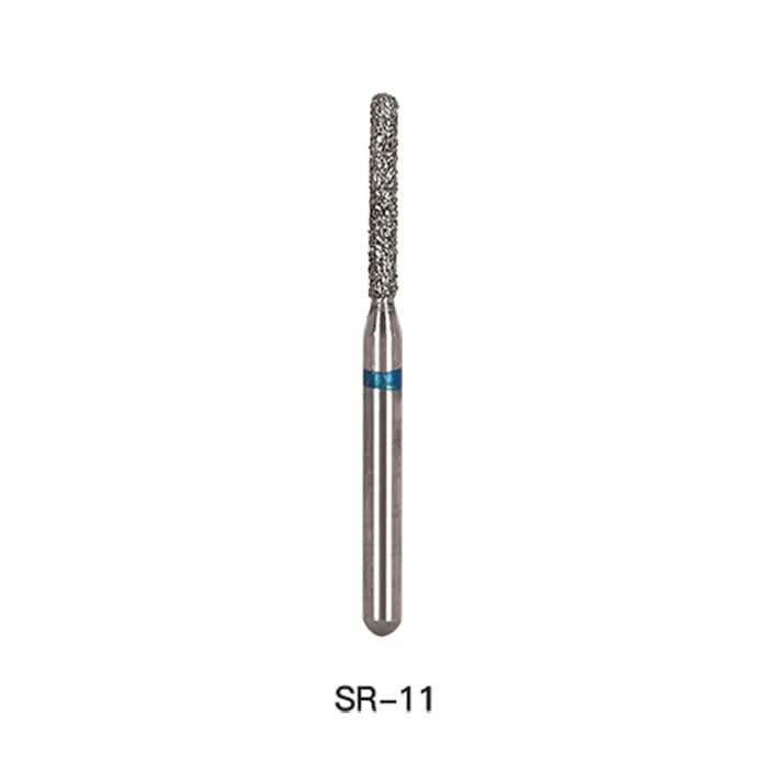 Dental Diamond Bur SR 11 Round End Cylinder 5pcs/Pack - pairaydental.com