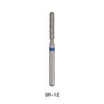 Dental Diamond Bur SR 12 Round End Cylinder 5pcs/Pack - pairaydental.com