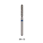 Dental Diamond Bur SR 13 Round End Cylinder 5pcs/Pack - pairaydental.com