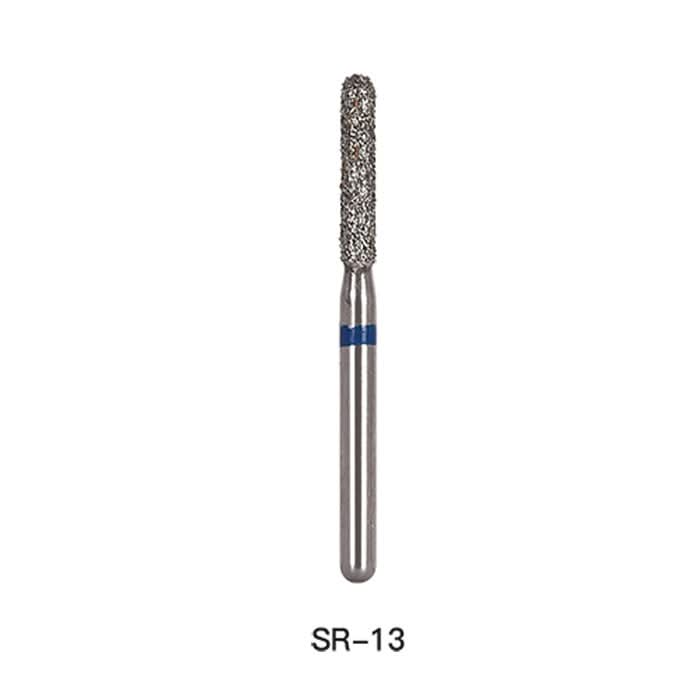 Dental Diamond Bur SR 13 Round End Cylinder 5pcs/Pack - pairaydental.com