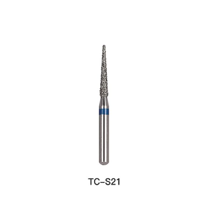 Dental Diamond Bur TC S21 Needle 5pcs/Pack - pairaydental.com