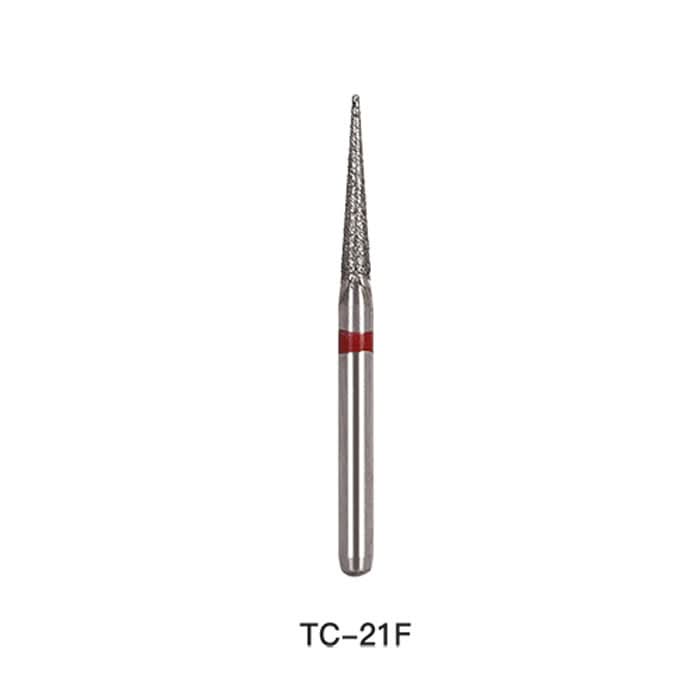 Dental Diamond Bur TC 21F Needle 5pcs/Pack - pairaydental.com